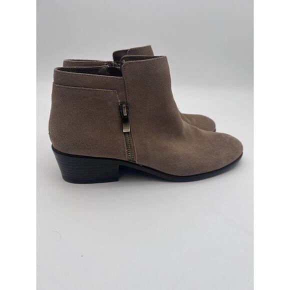 Aerosoles Women’s Mythology Tab Suede Ankle Booties Double Zip Size 10 - Picture 1 of 6